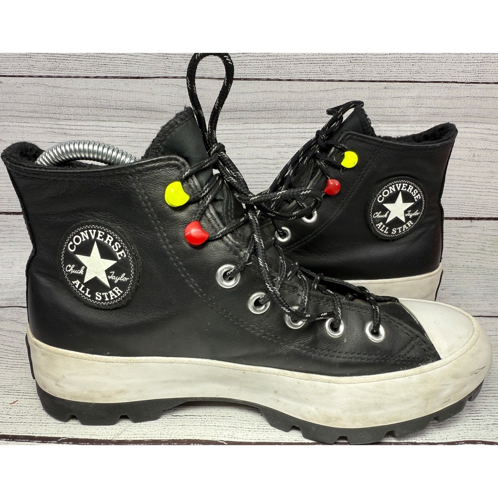 Converse Chuck Taylor All Star Lugged Winter Sneakers Waterproof Gore Womens 8